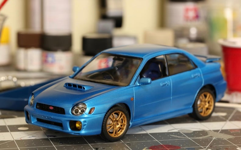 Blue Car 1, the original photo